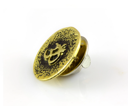 Om Brooch Pin