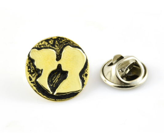 Couple Brooch Pin