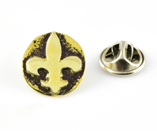 White Lily Brooch Pin