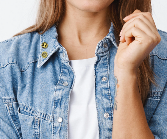 Thanksgiving Meditation Brooch Pin