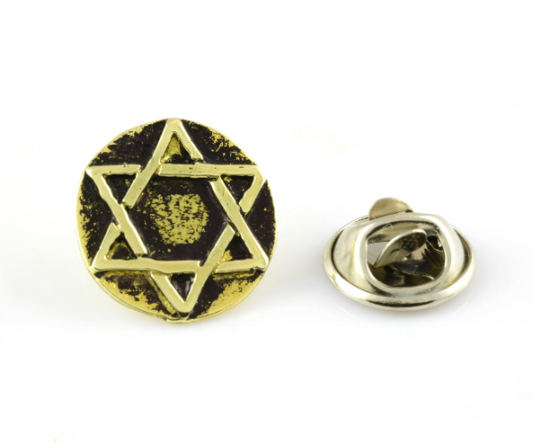Star of David Brooch Pin