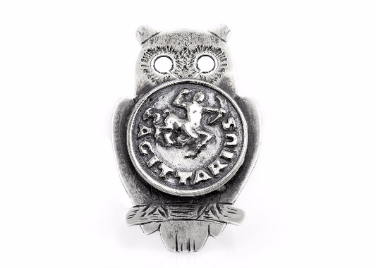 Silver Ring with Sagittarius Zodiac