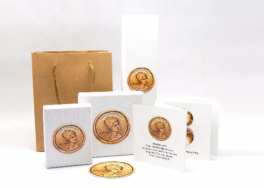 Coin Cufflinks with 25 pruta