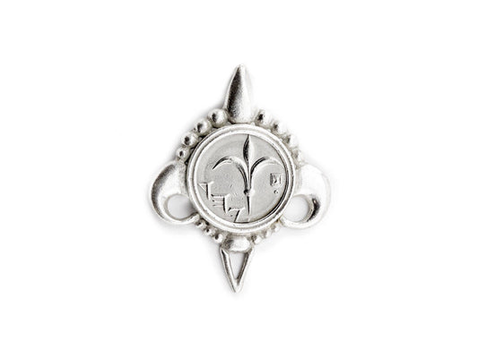 925 Sterling Silver coin necklace with 1 new sheqel coin of Israel