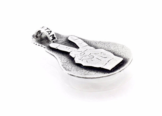 Coin necklace with light and A house coin medallion