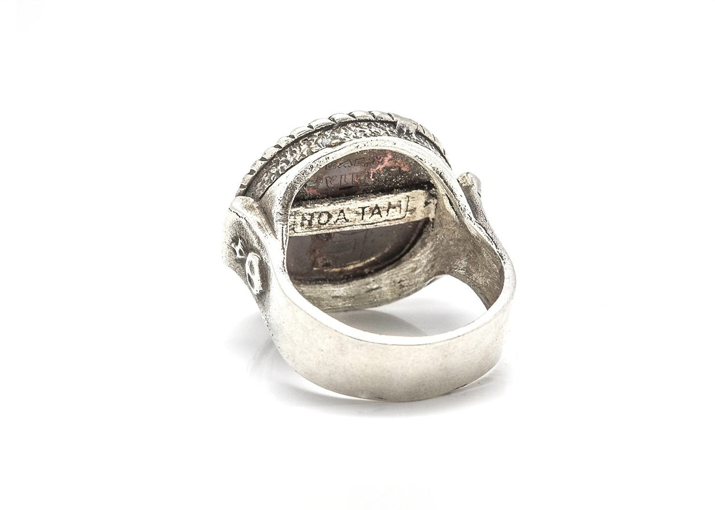 Israeli Old, Collector's Coin Ring - 5 Agorot Pomegranate Coin