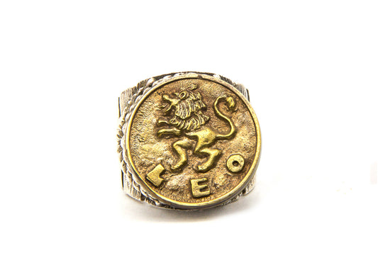 Leo Sign Astrology Zodiac  Ring