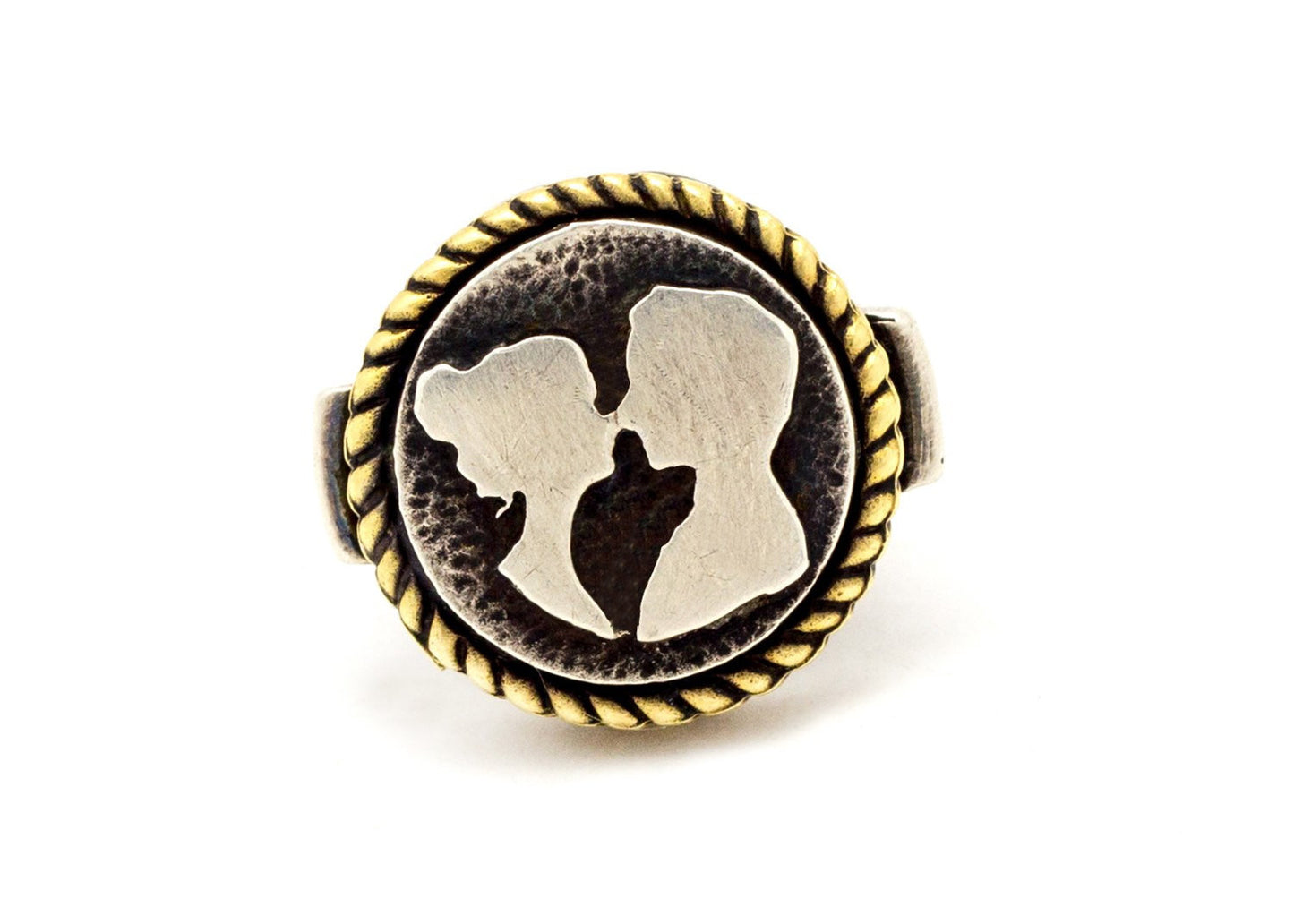 The Couple Love Medallion Ring
