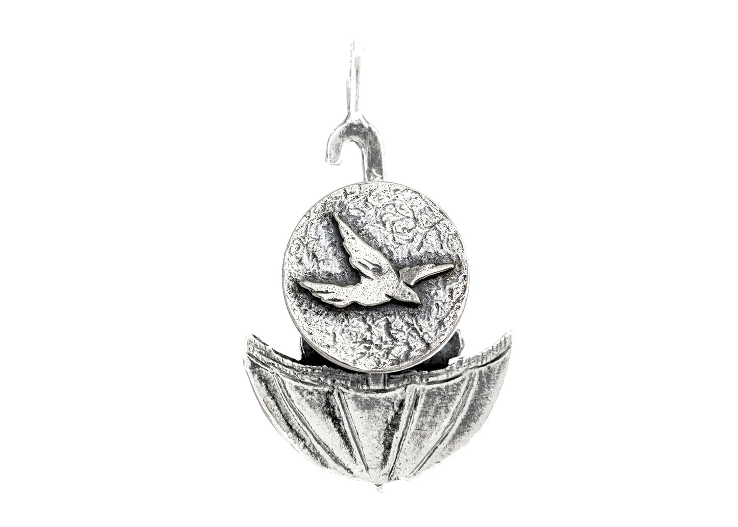Bird Flying Umbrella Medallion of Israel