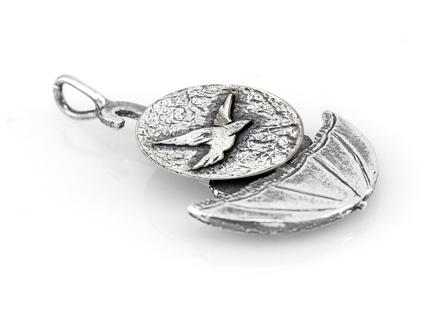 Bird Flying Umbrella Medallion of Israel