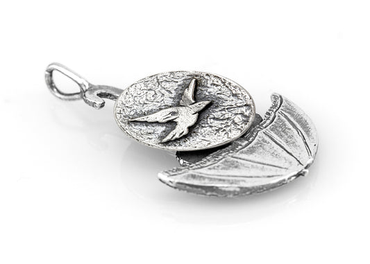 Bird Flying Umbrella Medallion of Israel