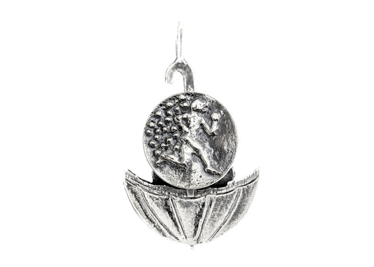Running Man Freedom Medallion of Israel Necklace