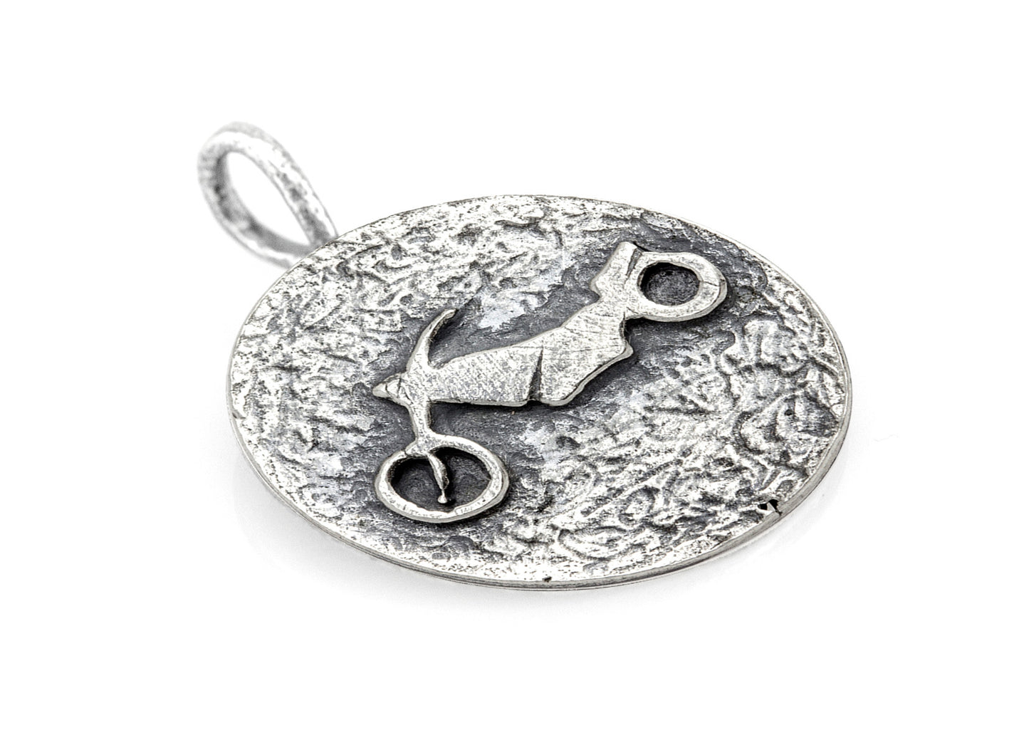 Motorbike Adventure Medallion Necklace