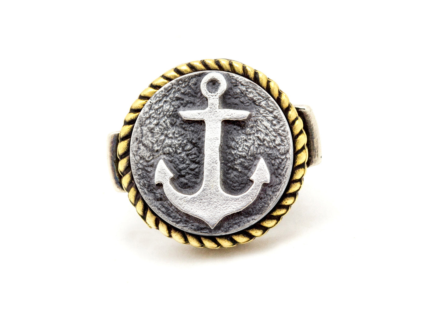 Coin ring with the Anchor coin medallion