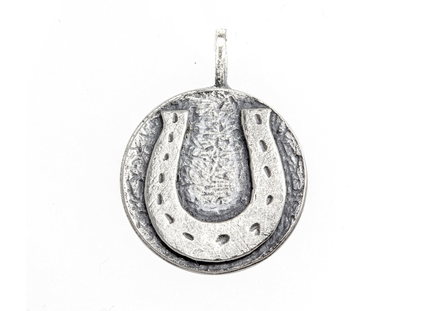 medallion necklace with the Horseshoe coin medallion