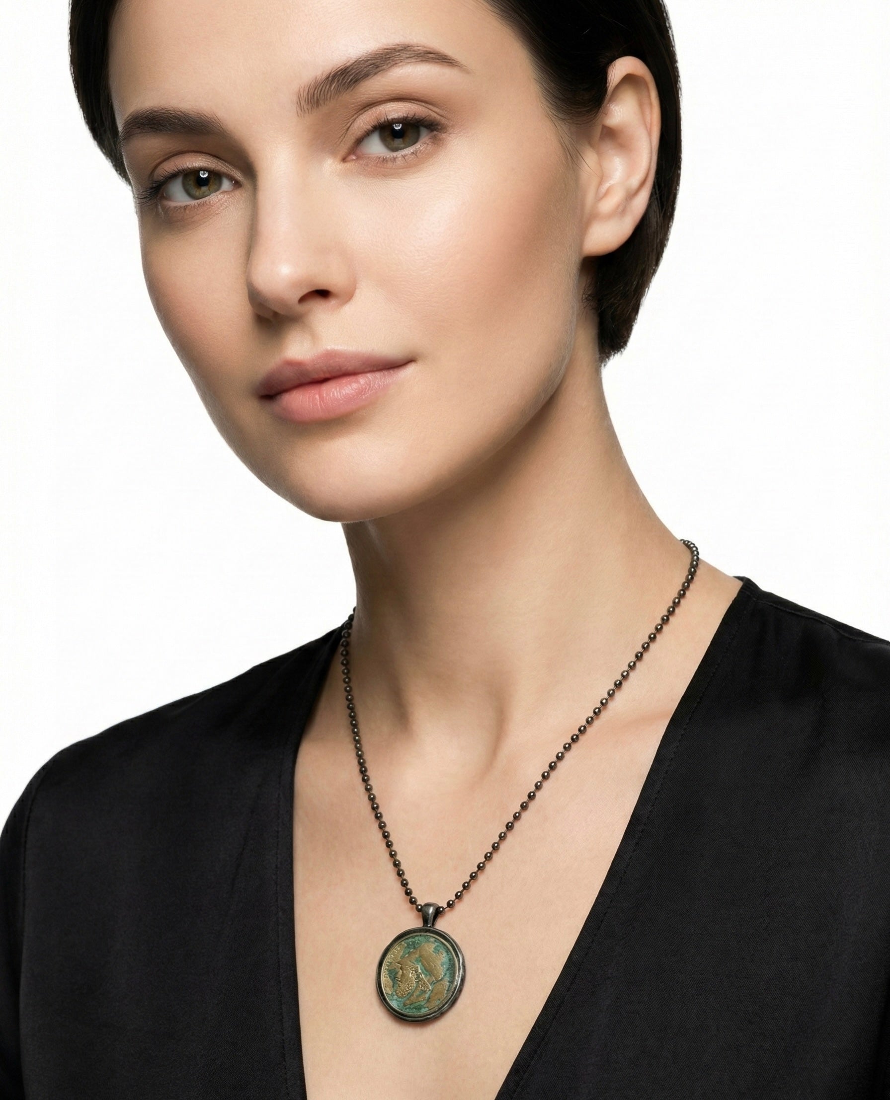 Echoes of Power - Vintage Greek 20 Drachma Coin Pendant