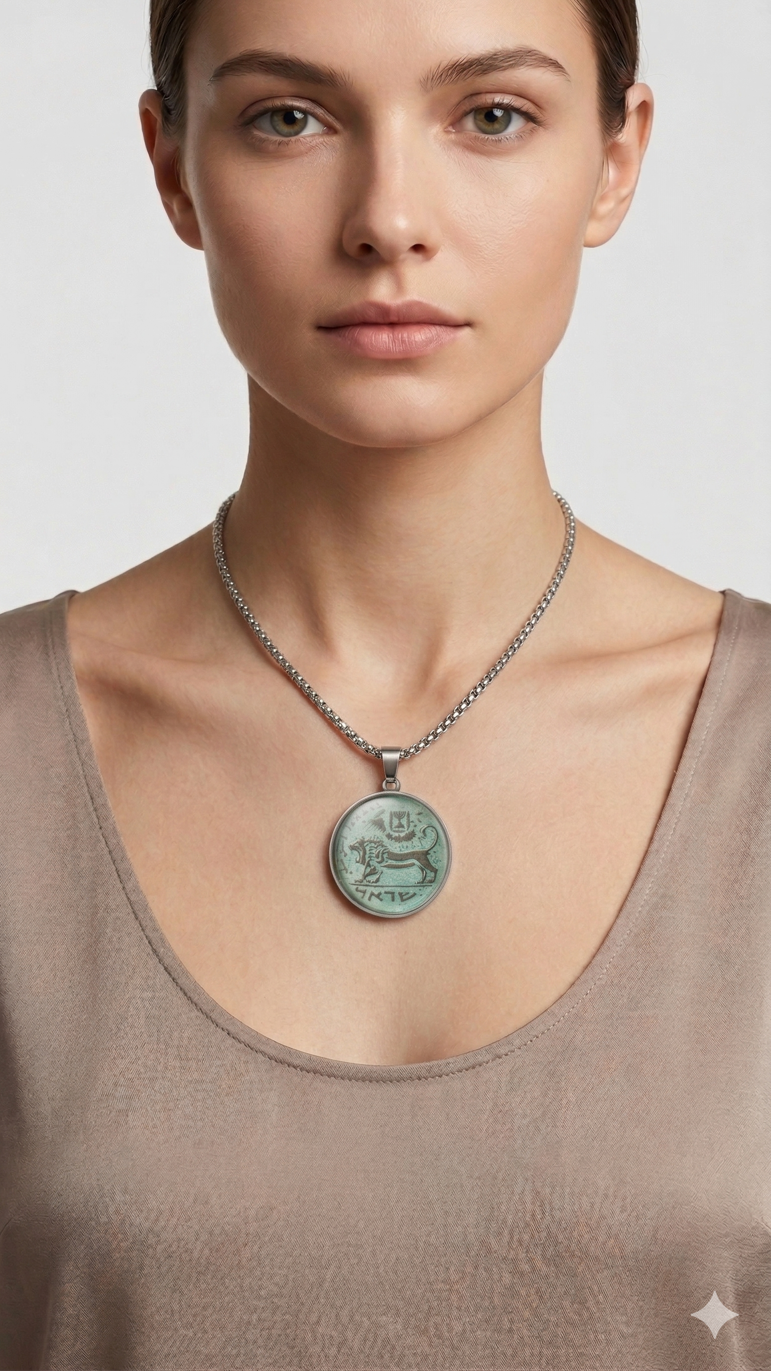 Bravery - Roaring Lion Coin Necklace