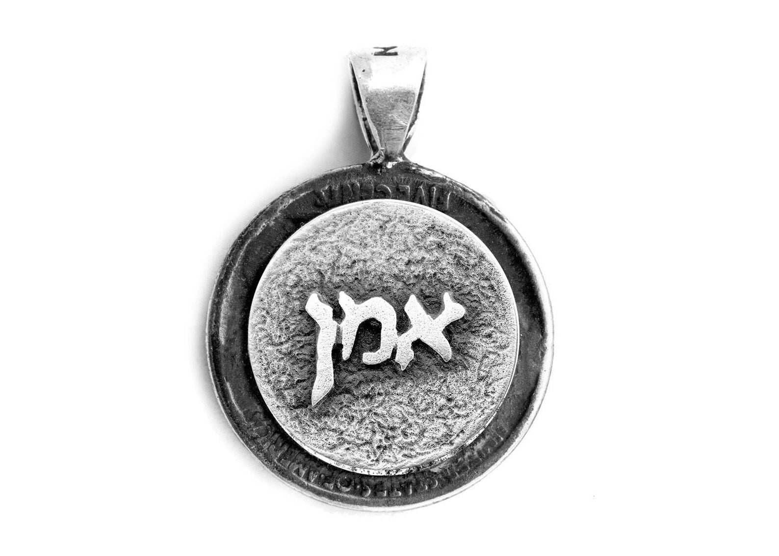 Amen & Buffalo Nickel Coin Necklace