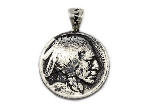 Amen & Buffalo Nickel Coin Necklace