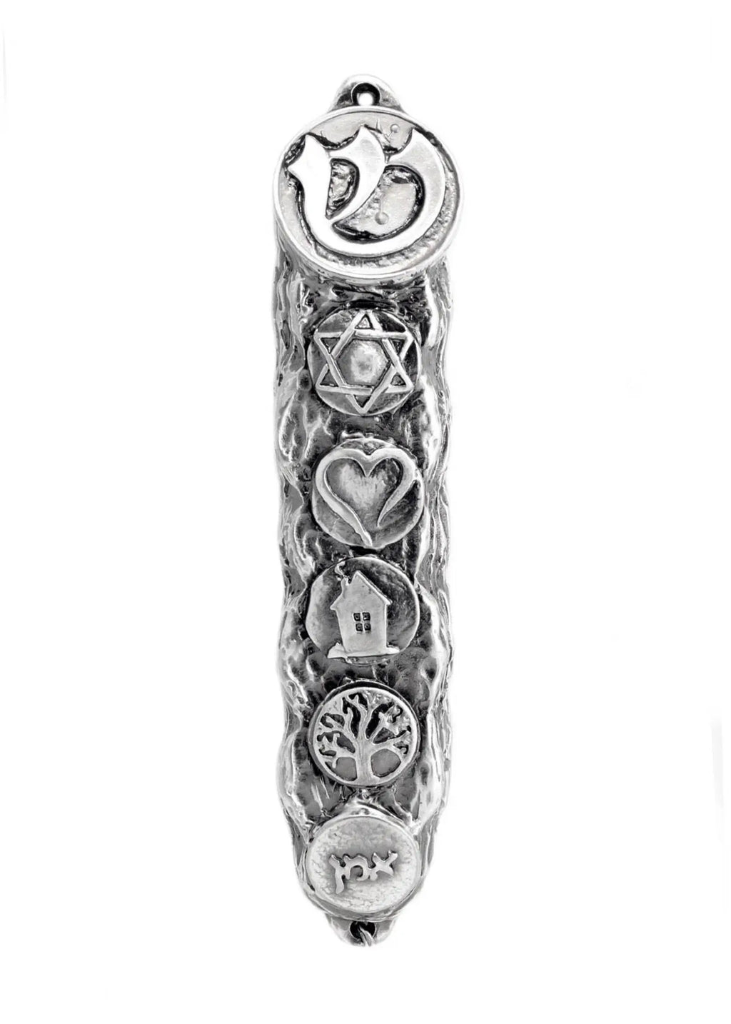 Ornate Blessing Symbols Mezuzah – 13 cm