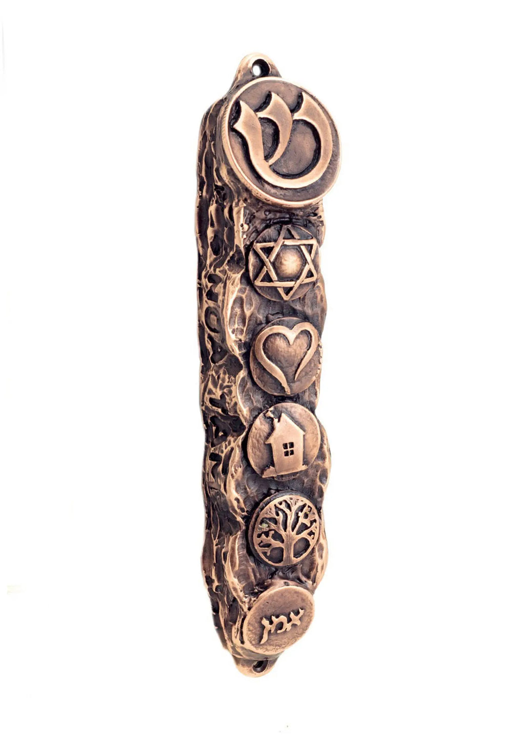 Ornate Blessing Symbols Mezuzah – 13 cm