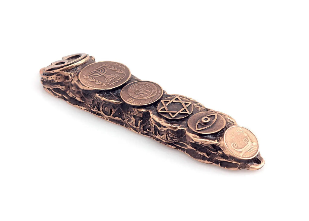 Israeli Blessing Coins Mezuzah – 13 cm