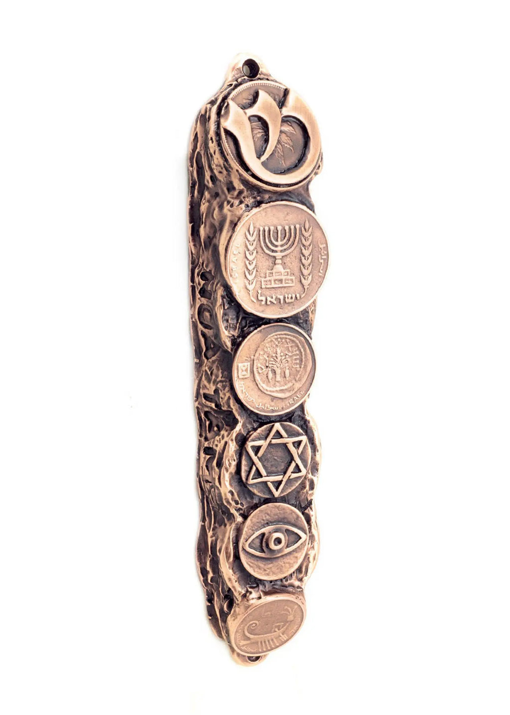 Israeli Blessing Coins Mezuzah – 13 cm
