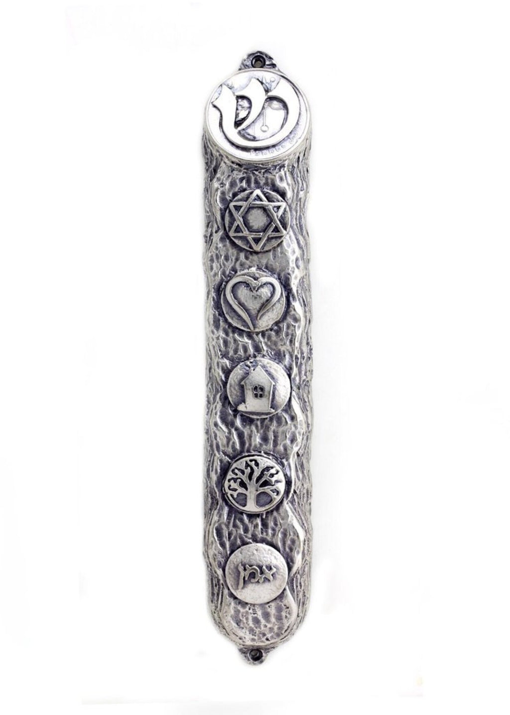 Ornate Blessing Symbols Mezuzah – 16 cm