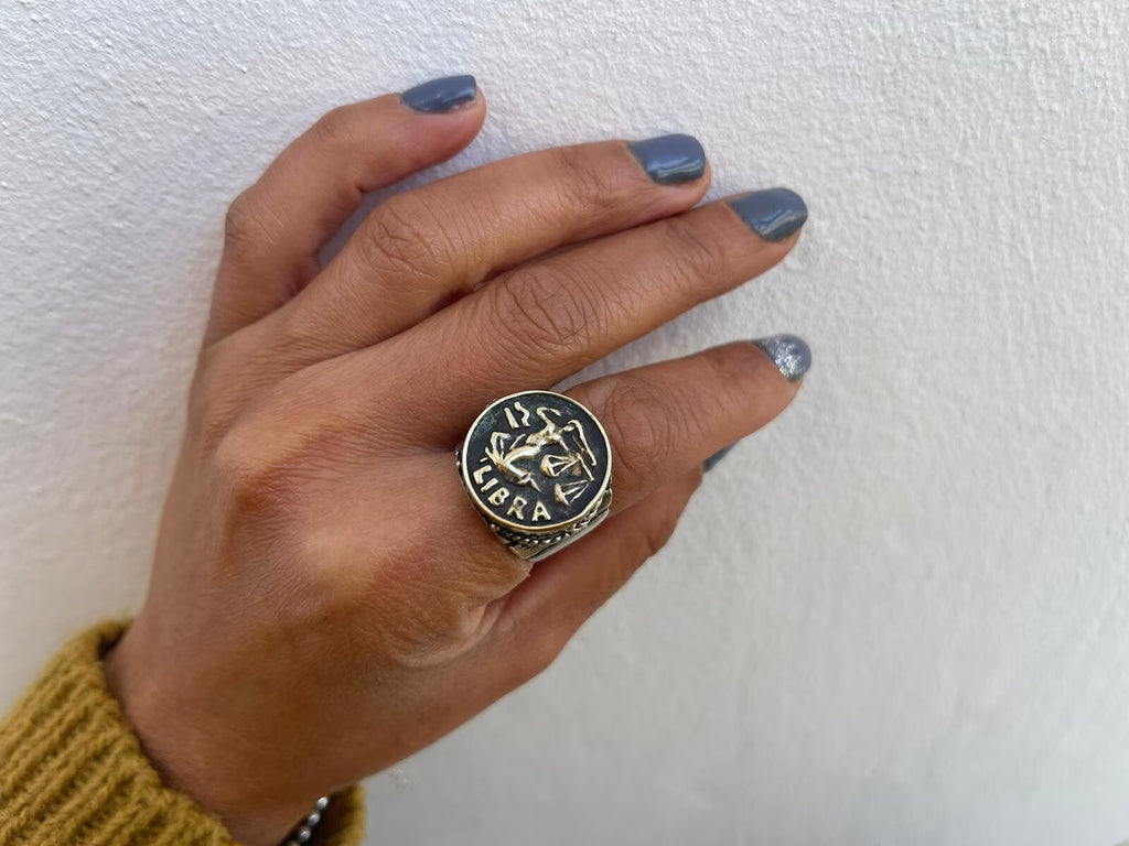 Libra Zodiac Ring