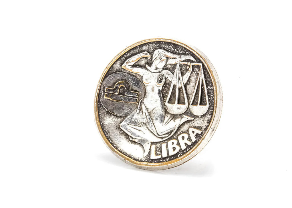 Libra Zodiac Signet Ring