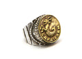 Capricorn Zodiac Medallion Ring