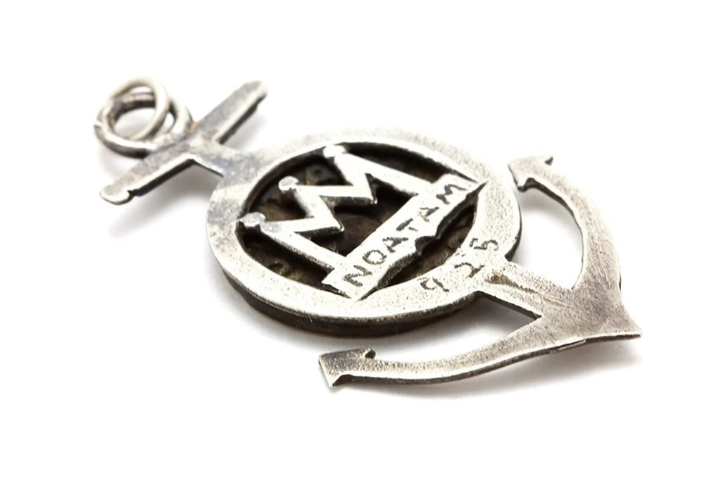 Libra Zodiac Anchor Pendant
