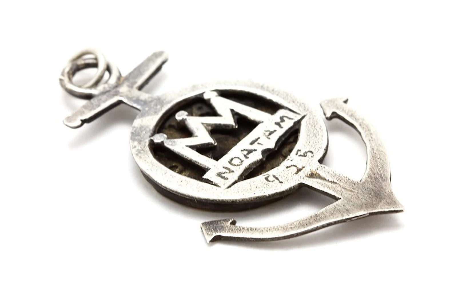 Libra Zodiac Anchor Pendant