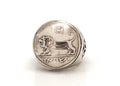 Lion of Courage Coin Ring