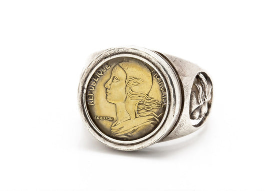 2th revulsion - French  coin ring