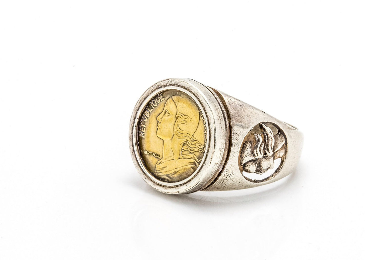 2th revulsion - French  coin ring