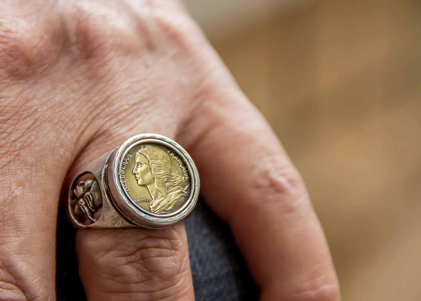 2th revulsion - French  coin ring