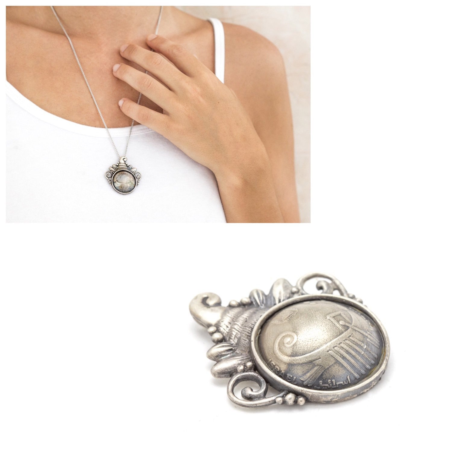 Israeli hotsell coin jewelry