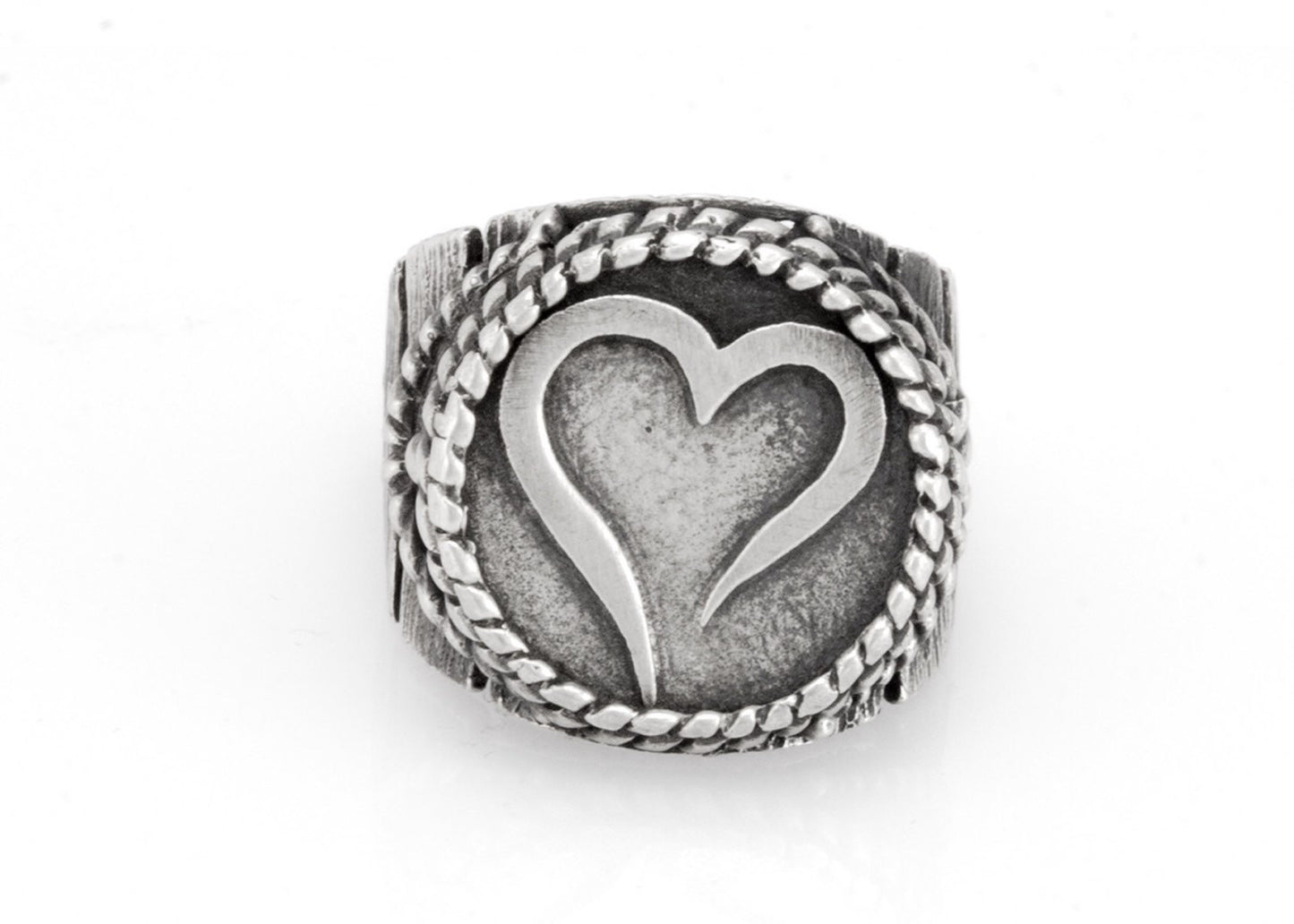 925 Silver Ring with Heart