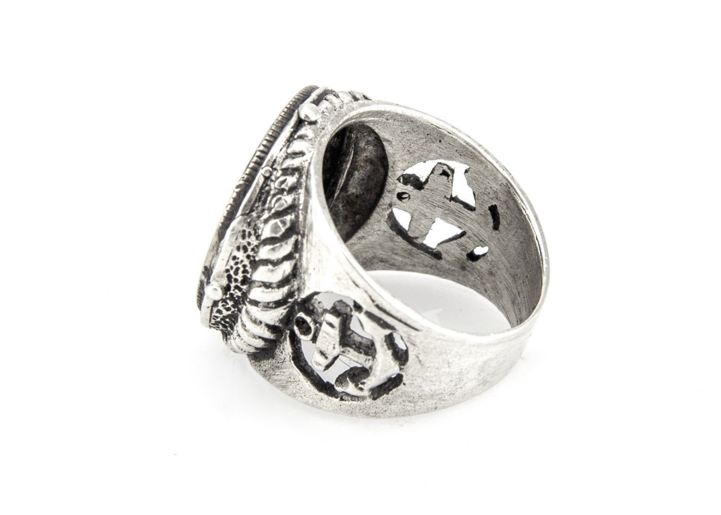 US Dime Sterling Silver Coin Ring