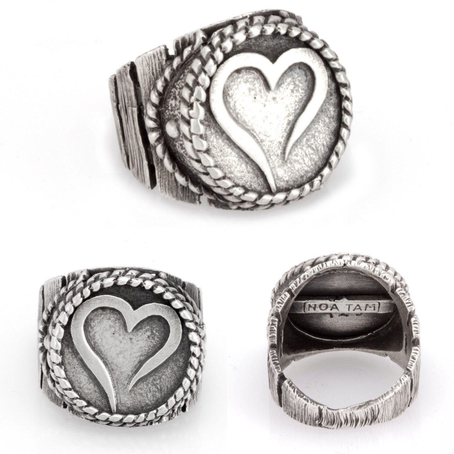 925 Silver Ring with Heart
