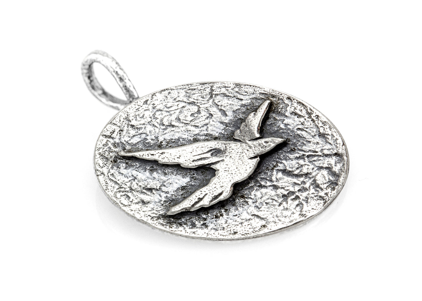 925 Sterling Pendant Silver With Bird