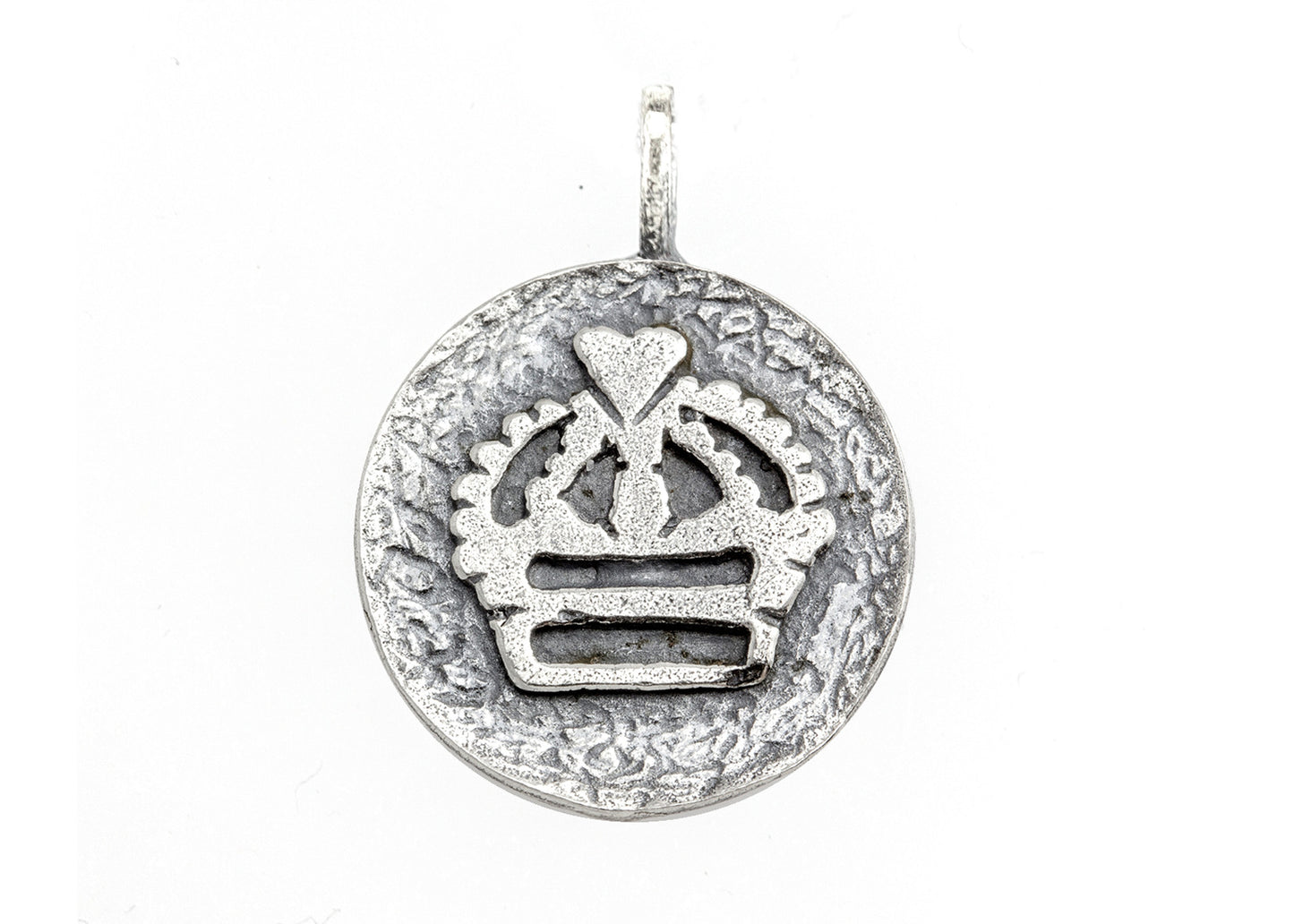Regal Crown Medallion Pendant Necklace