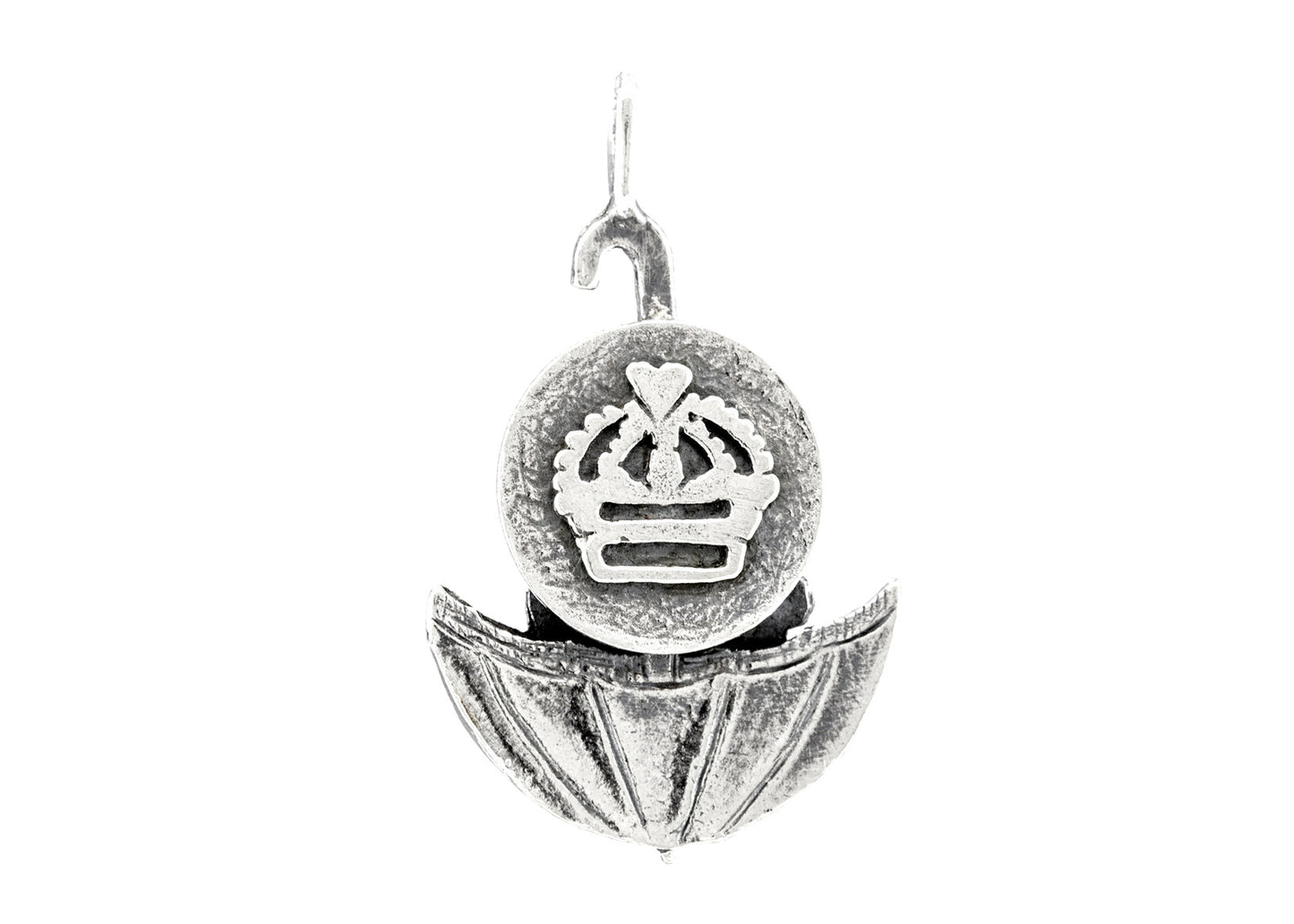Regal Crown Medallion of Israel Necklace