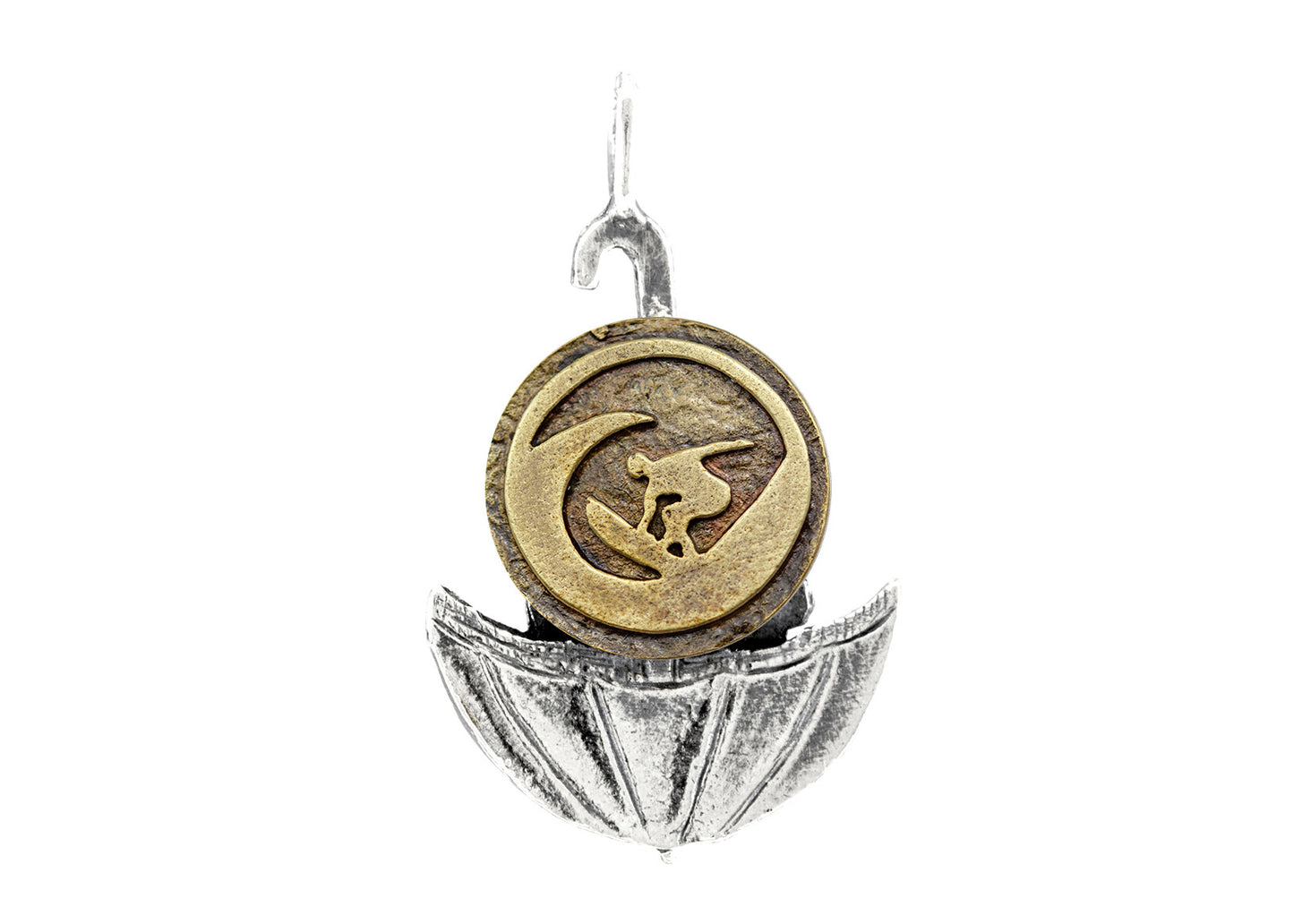 Surfer "Ride the Wave" Medallion of Israel