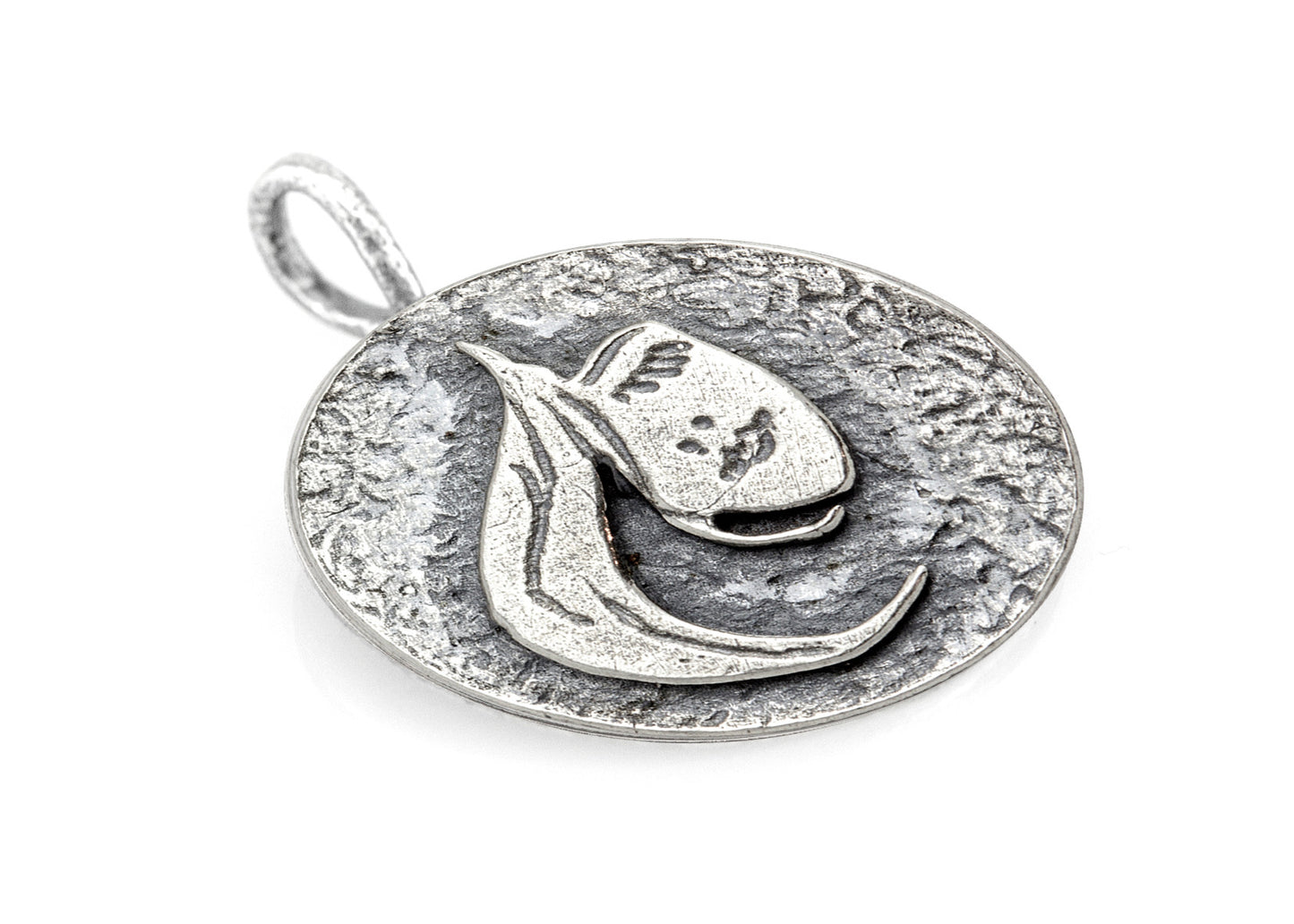 Stylish Face Medallion Coin Necklace