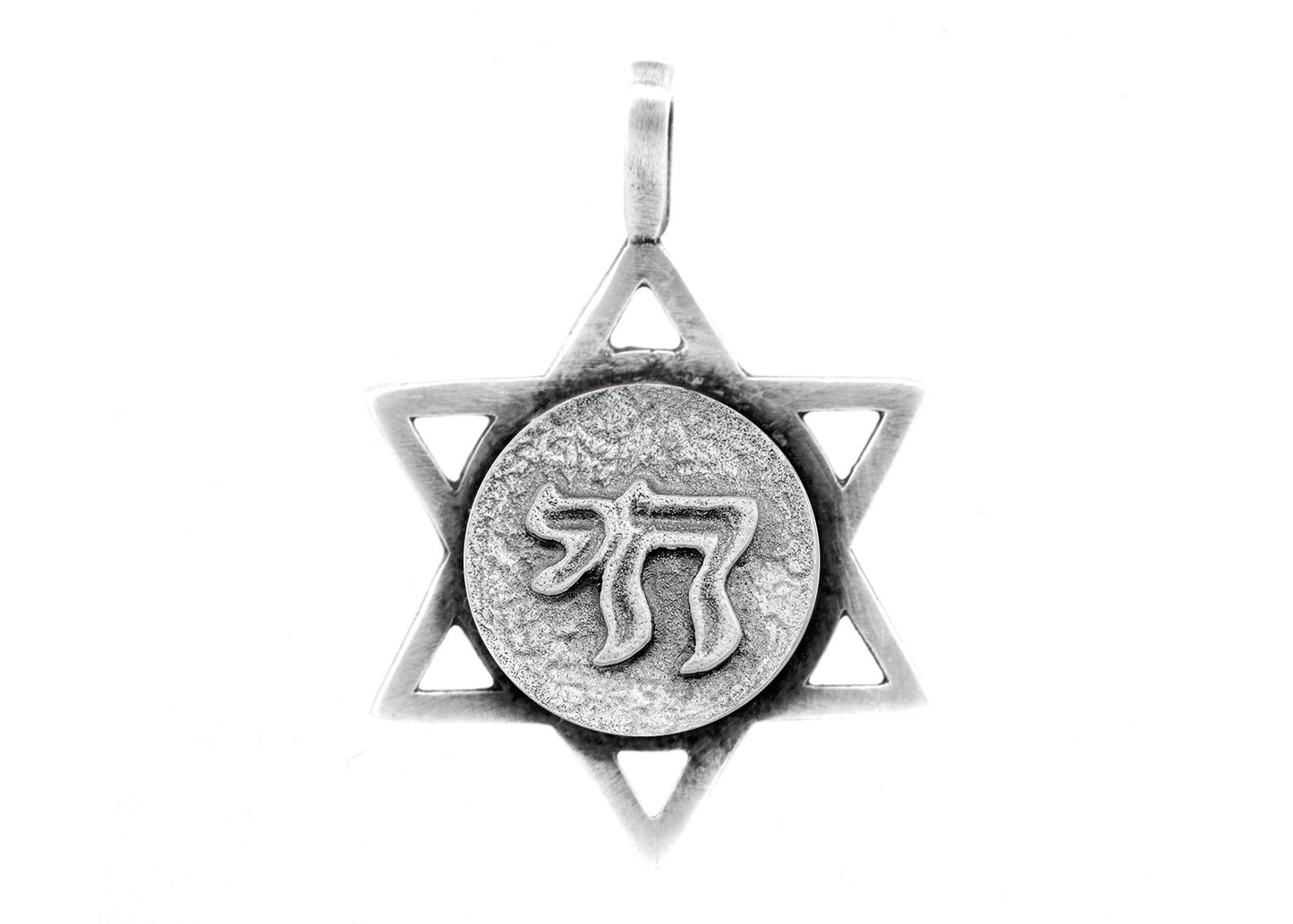 Star of David with Chai Medallion