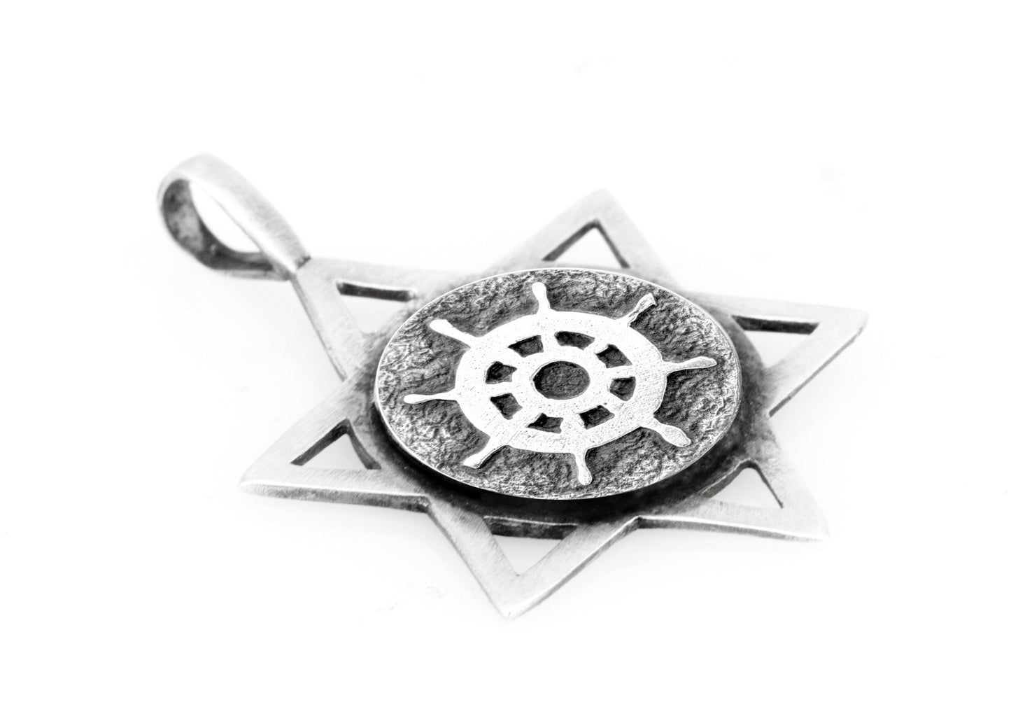 Star of David with Wheel Medallion