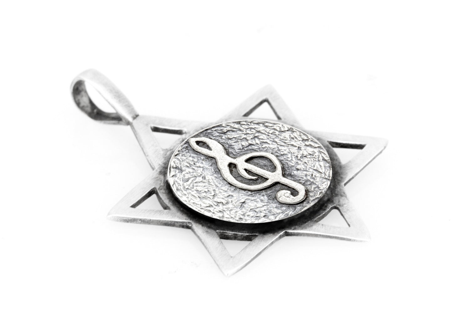 Star of David with Treble Clef medallion