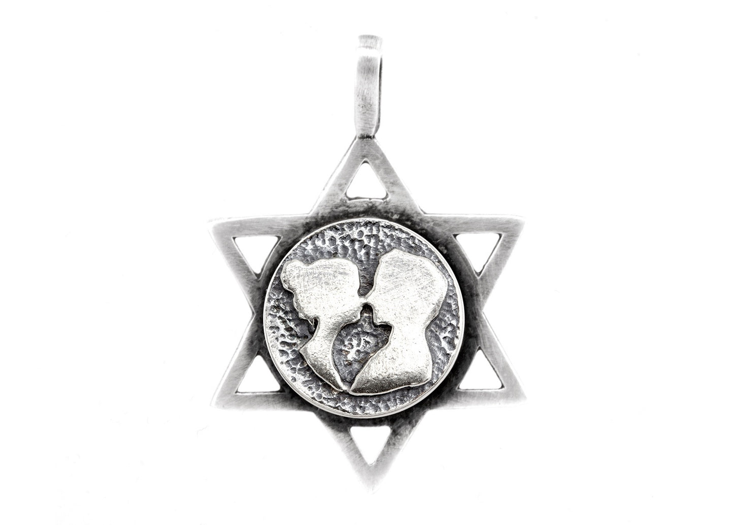 Star of David with Couple Medallion